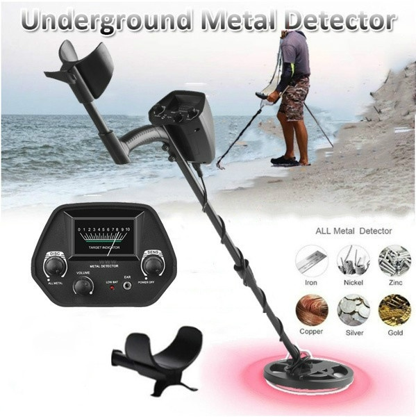 Portable Underground Bounty Hunter Metal Detector VLF 7 Coil Elf Gold ...