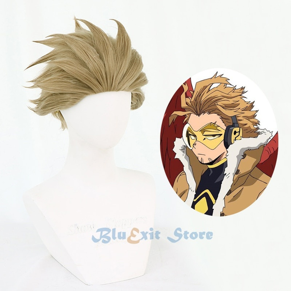 my hero academia hawks wig