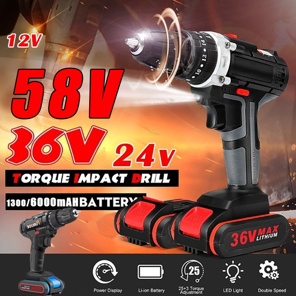 12V 28N.m Electric Drill Cordless Screwdriver Lithium Battery