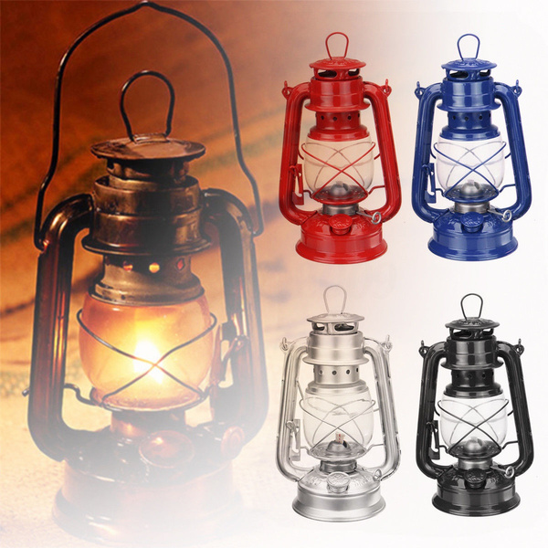 2 Colors Portable Retro Oil Lantern, Outdoor Oil Lamps Lanterns