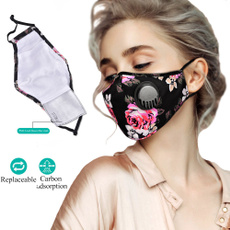 Floral print, Cover, mouthmufflemask, womanmask