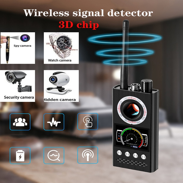 K68 Wireless Signal Detector RF Bug Finder Anti Candid Camera Lens