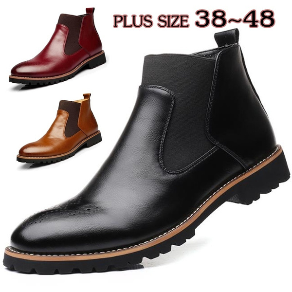 Chelsea Boots Men Leather, Men's Leather Boot, Cowboy Boots Men