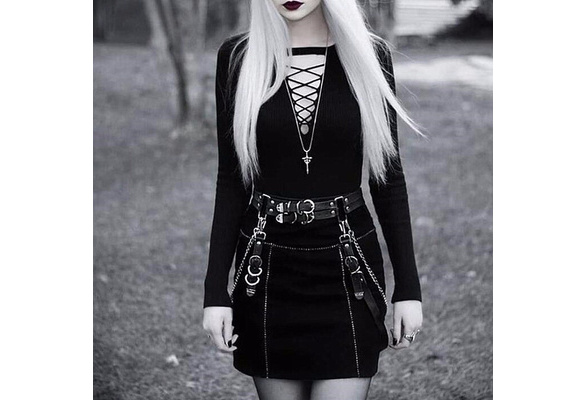 Punk Priestess Leather Pocket Belt – Serpentine Wear