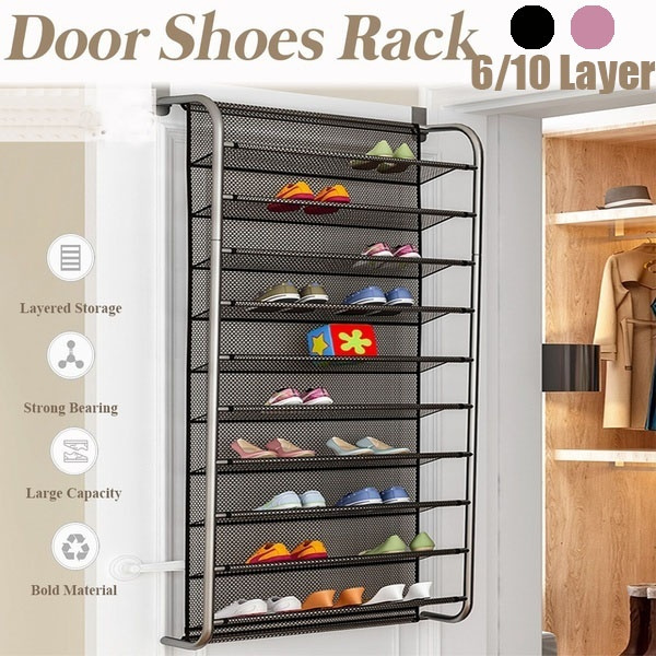 4Layers/8 Layers Shoes Rack Organizer Wall Mounted Hanging Door