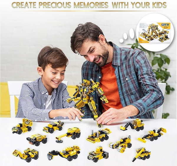 STEM Building Toy for Kids, 573 Pieces Toys for 6 Year Old Boys, 25in