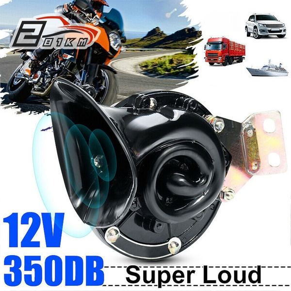 350dB Loud Roaring Sound car horn Motor horn Electric Horn 12V