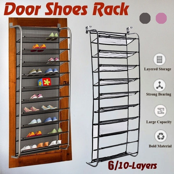 2020 10-layer Shoe Rack Over Door Hanging Shoe Rack Shoes