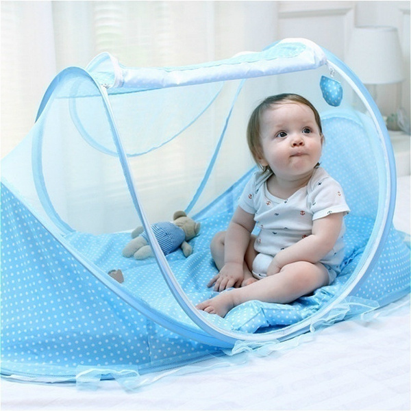 Baby Infant Portable Foldable Mosquito Tent Travel Infant Bed Crib New 