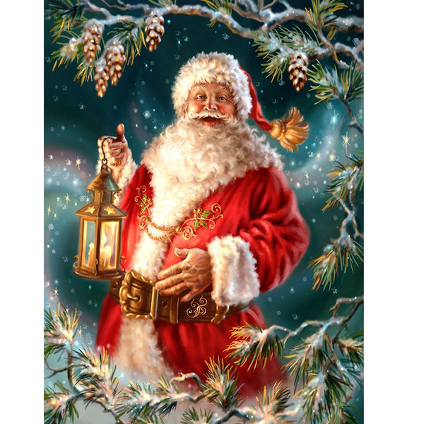 Christmas Gifts by Santa Claus - Diamond Painting Kit – Just Paint with  Diamonds