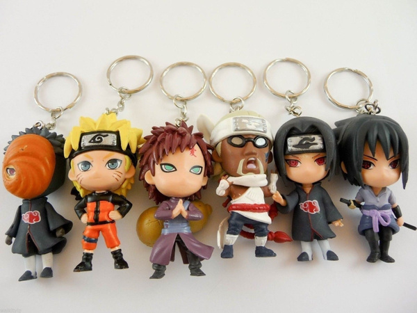 New toy Figure Keychain Keyring Set of 6PCS Doll gift PVC Action Figure ...