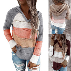 Plus Size, Necks, Sleeve, pullover sweater