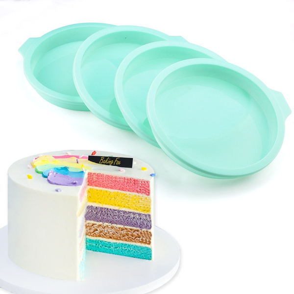 Circle Shape Cake Fondant Decorating Tools, Silicone Mold For