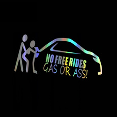 Funny, Decal, vinyl, gas