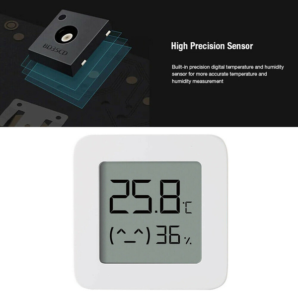 XIAOMI Mijia Bluetooth Thermometer Xiaomi BT Thermometer 2 Wireless Smart  Electric Digital Hygrometer Humidity Sensor Work with Mijia APP