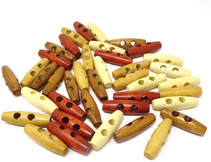 Olives, Wood, Sewing, functionalbutton