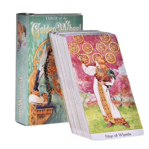 Tarot Of The Golden Wheel Tarot Cards Deck Table Game Board Games Guidance Divination Fate Oracle English Party Playing Card From Wang1033068852, $3.71 - DHgate.Com
