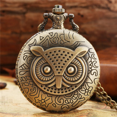 Antique, Owl, quartz, Jewelry