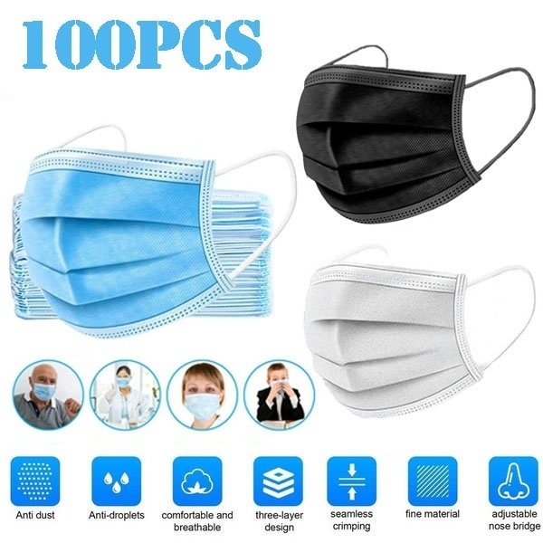 disposable mask blue or white out