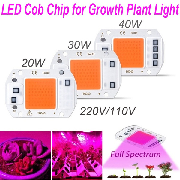 220/110V 20/30/50W Full Spectrum LED COB Chip Grow Light Plant Growing Lamp Bulb 220/110V 20/30/50W Full Spectrum LED COB Chip Grow Light Plant Growing Lamp Bulb