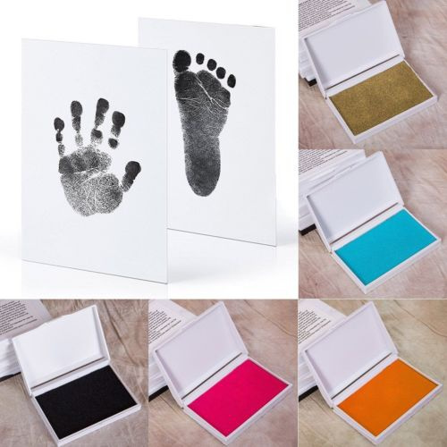 Inkless Wipe Baby Kit-Hand Foot Print Keepsake Newborn Record Children's growth 