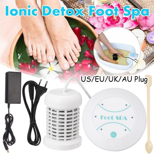 110-240v Mini Detox Machine Foot Spa Bath Stress Relief Cell Detoxifying  Instrument Home Use Uk Plug