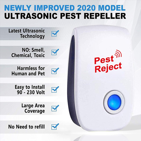 Upgraded Mouse Repellent,electronic Pest Repellent Ultrasonic Plug