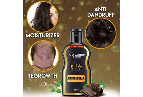 200ml Reverse Grey Hair Darkening Natural Polygonum Shampoo,HOT! | Wish 200ml Reverse Grey Hair Darkening Natural Polygonum Shampoo,HOT! | Wish
