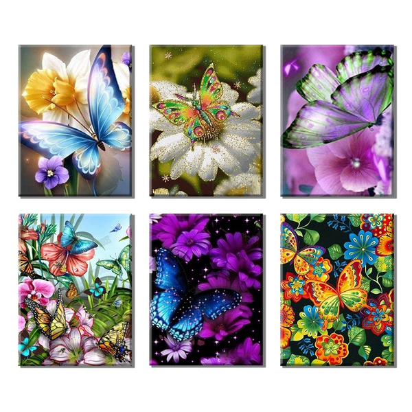 The Butterfly DIY 5D Diamond Painting Full Home Decor Wall Art Handmade ...