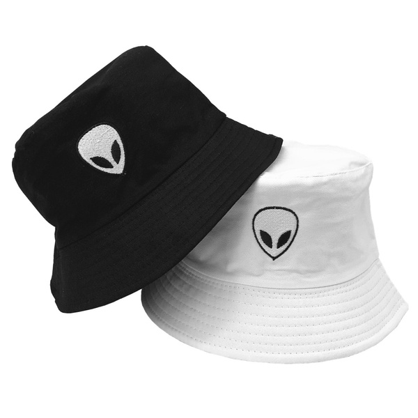 Unisex Embroidered Alien Foldable 