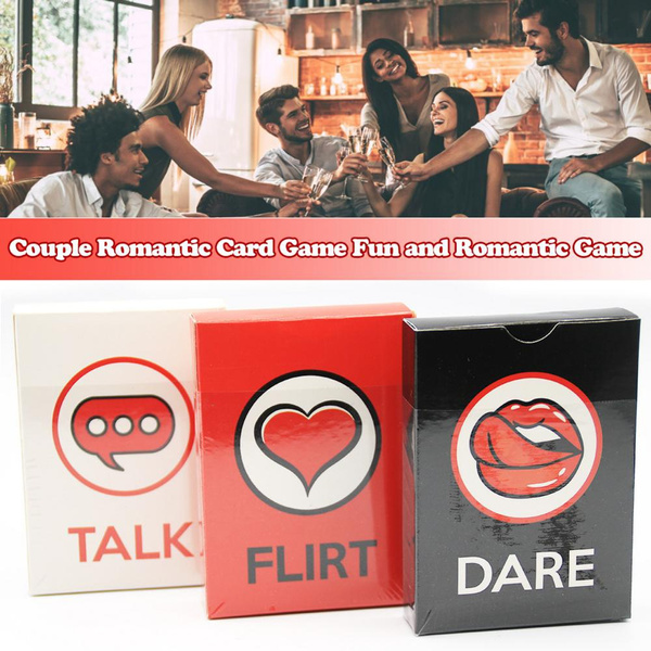 Couple Romantic Card Game Game Deck Talk Or Flirt Or Dare Cards 3