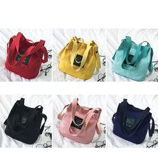 women's shoulder bags, 肩背包, ladiesbucketbag, canvas leather bag women