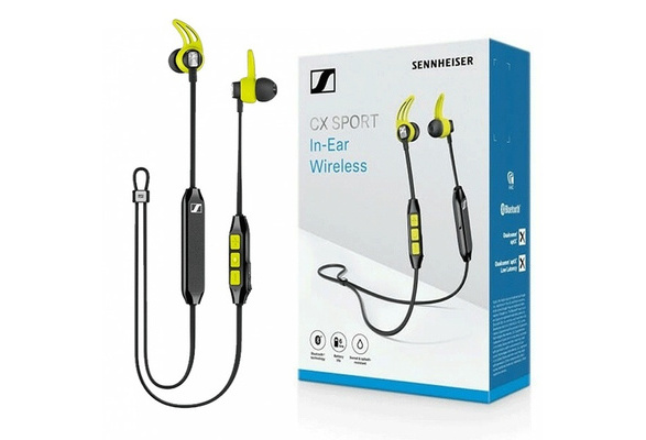 New Sennheiser CX Sport Bluetooth In-Ear Wireless Waterproof Sports  Headphone Black/Yellow Earphones Promotion Top Quality with Retail Box |  Wish