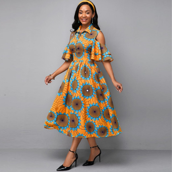 African sale swing dress