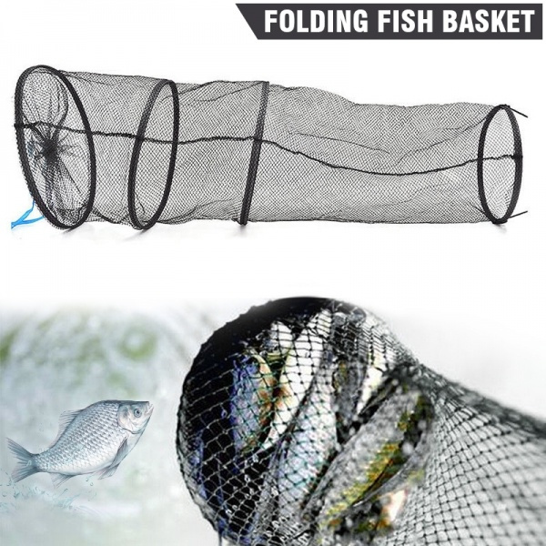 Collapsible Fishing Net Trap Fishing Bracket Cage Keeper Holder Fishing  Accessories