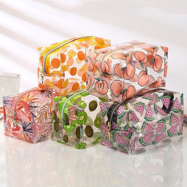 1pc Clear Waterproof Toiletry Travel Bag