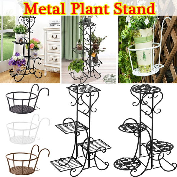 2 Types Plant Hanger Stand Rounded, Outdoor Flower Stands Suppliers