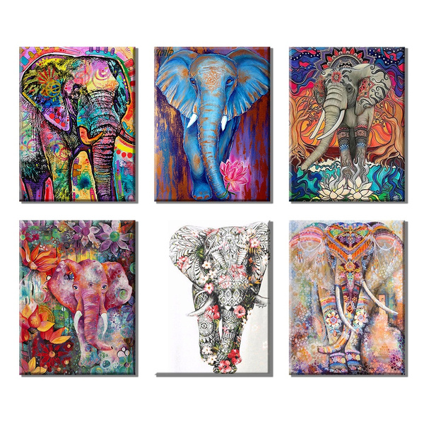 Giant Elephant Painting, 5D Diamond Painting Kits