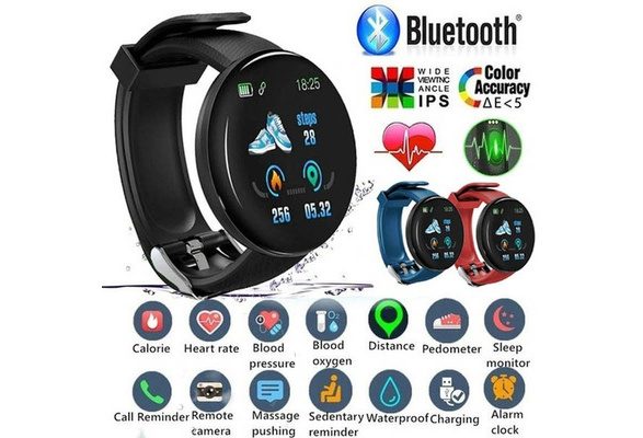 Wish Customer Reviews: D18 Smart Watch for Women Men Round Screen Smart  BraceletBlood Pressure Smartwatch Waterproof Sport Smart Watch Fitness  Tracker For Android Ios