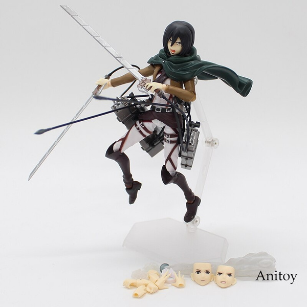 Anime Attack on Titan Mikasa Ackerman 6" PVC Action Figure Collectible 