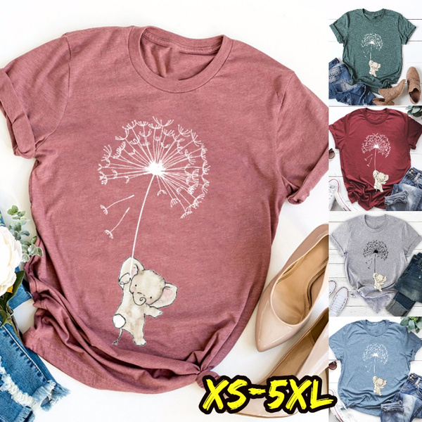 Funny Shirts. Cute girl summer T-Shirt Clothing for Women Graphic Tees Women\u2019s Tees Summer