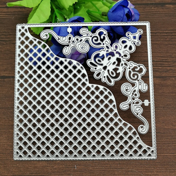 Metal DIY Cutting Dies Stencils Scrapbooking Mesh Background Embossing Die Craft Metal DIY Cutting Dies Stencils Scrapbooking Mesh Background Embossing Die Craft