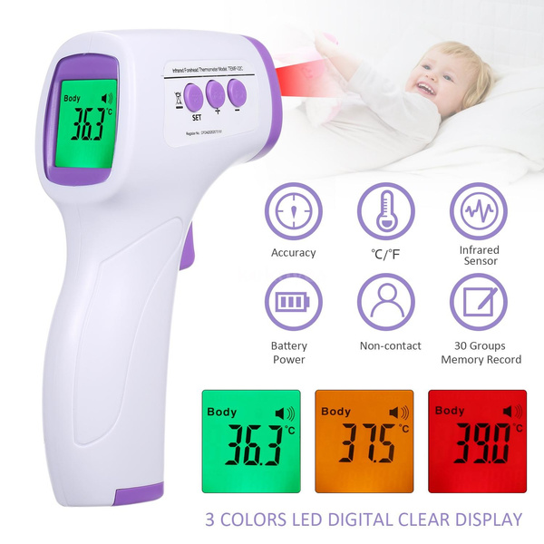 Large LED Digital Forehead Thermometer