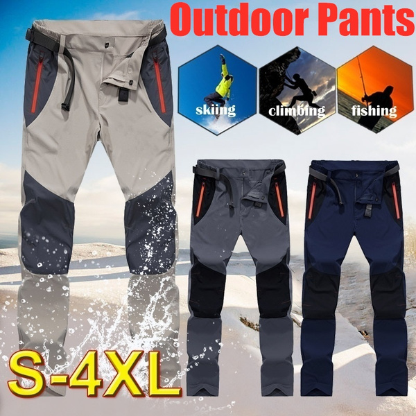 Men Cargo Pants Spring Summer Quick Dry Trousers Men's Outdoor