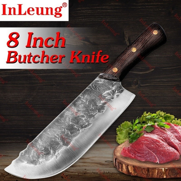 8 Inch Handmade Chef Knife Cleaver Butcher Knife Hardness Dagger