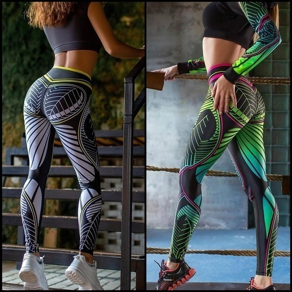 Yoga Pants Galaxy Elastic Legins Womens Running Tights Leggings