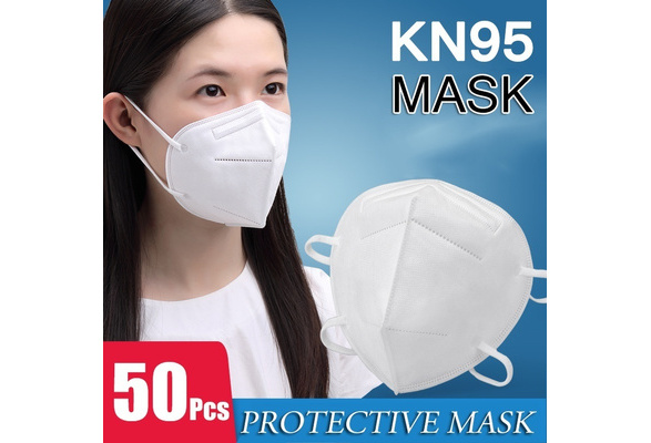 deke HOME 50 Pcs KN95 Personal Disposable mask Respiratory Face Protection,  Healthy Protector/Filter Against Dusts, Allergens, Fog Haze, Splattering