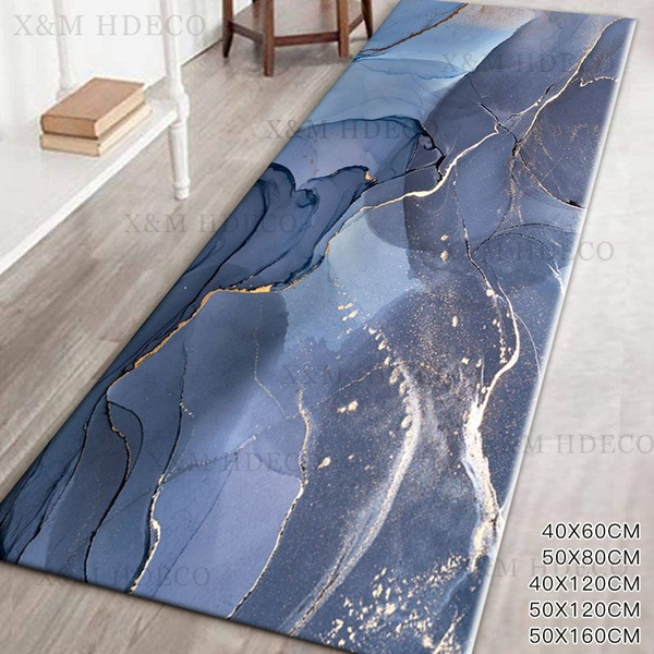 Modern Abstract Marble Area Rugs Accent Throw Rug Door Mat for Entryway