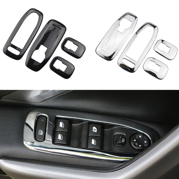 Car Door Windows Lifter Button Panel Cover Trim Sticker for