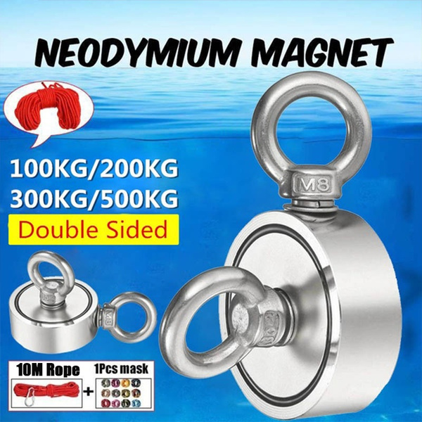100/200/300 / 500KG Round Fishing Neodymium Magnet Tension Super